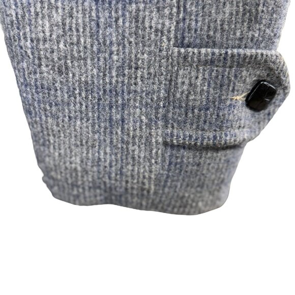 Vintage 1970s Penneys Mens Wool Blend Herringbone Coat Size 40 - Picture 8 of 10